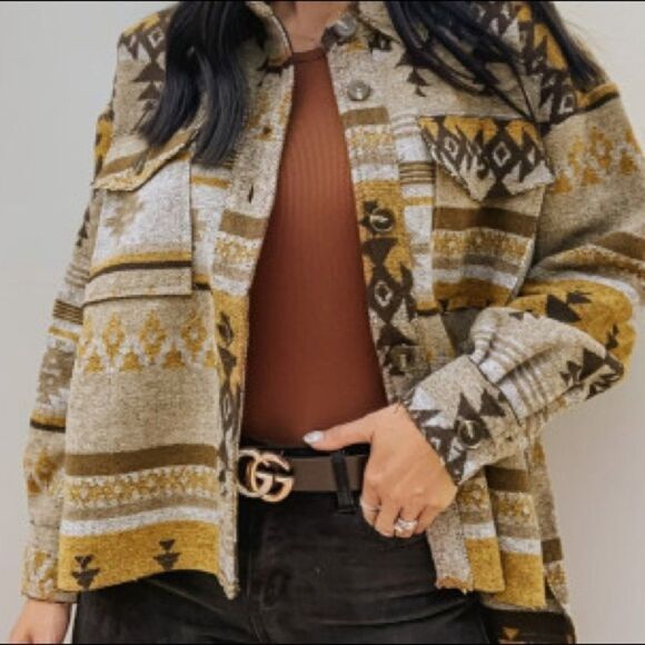 🔆Yellowstone Shacket   - Picture 2 of 5
